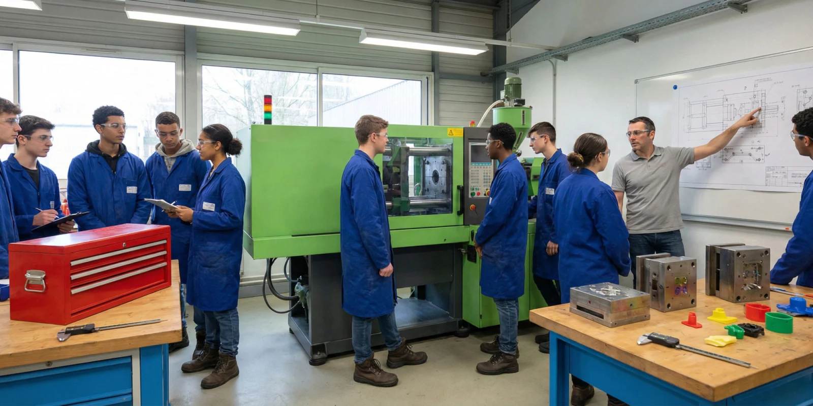 Outillage en Bac Pro Plastiques et Composites : Équipements et EPI Essentiels