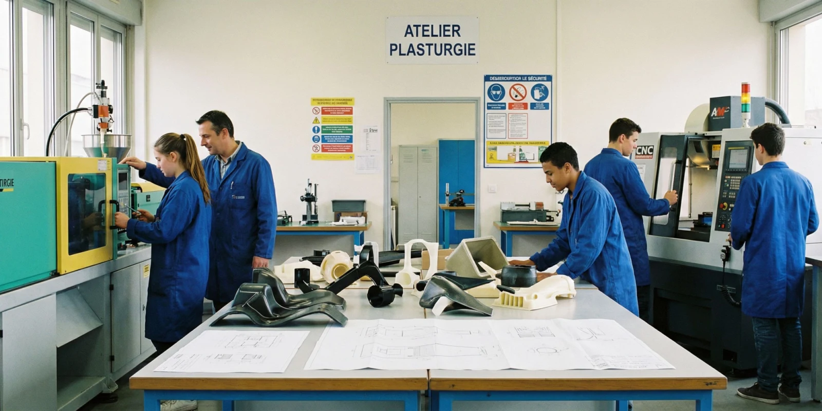 Projets d'Atelier en Bac Pro Plastiques et Composites : Exemples Concrets et Réalisations